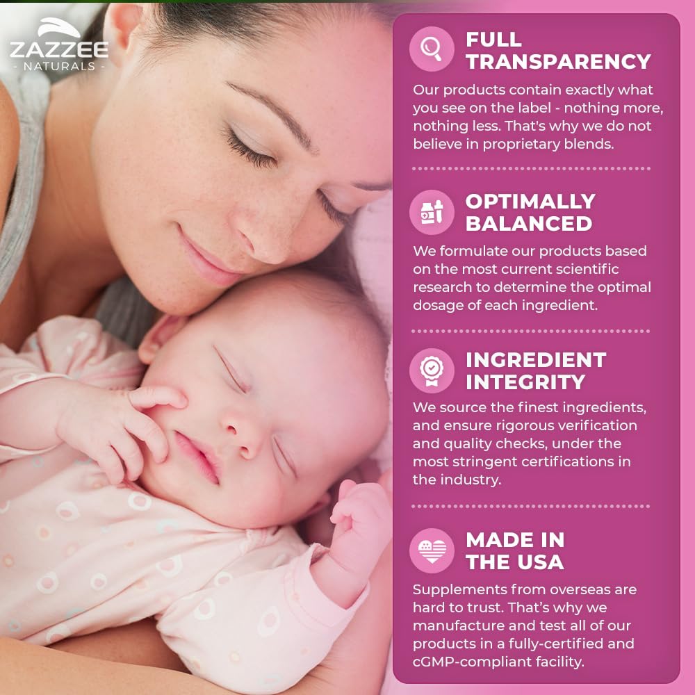 Zazzee Pregnostol Powder | 6-Month Supply, Myo-Inositol 40:1 D-Chiro-Inositol, Vegan & Non-GMO