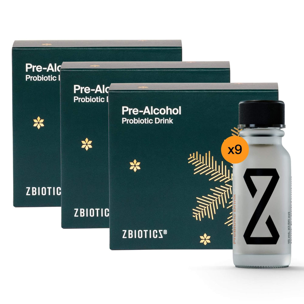 ZBiotics Holiday Gifting 3x3 Pack – Feel Better After Drinking, Wake Up Refreshed