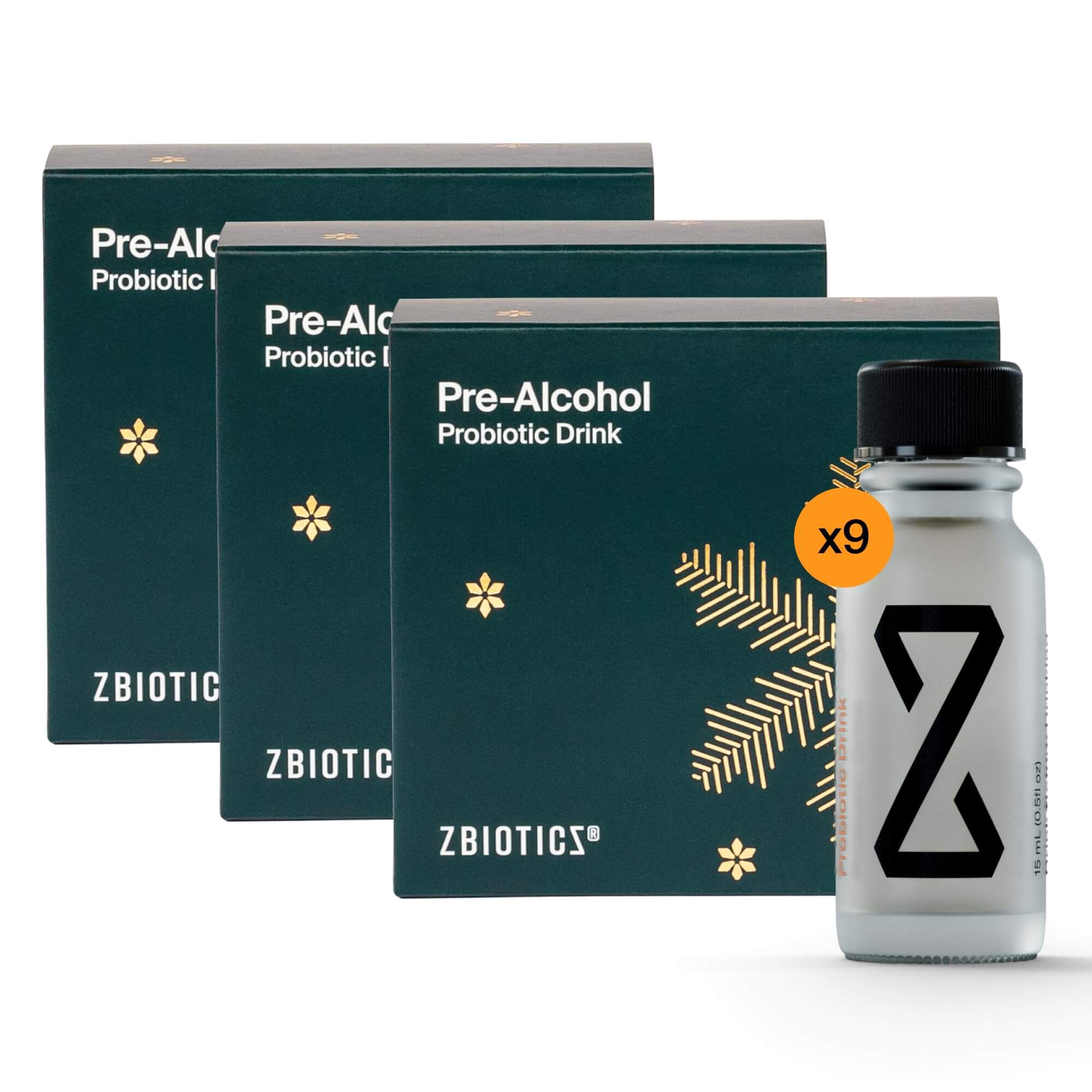 ZBiotics Holiday Gifting 3x3 Pack – Feel Better After Drinking, Wake Up Refreshed