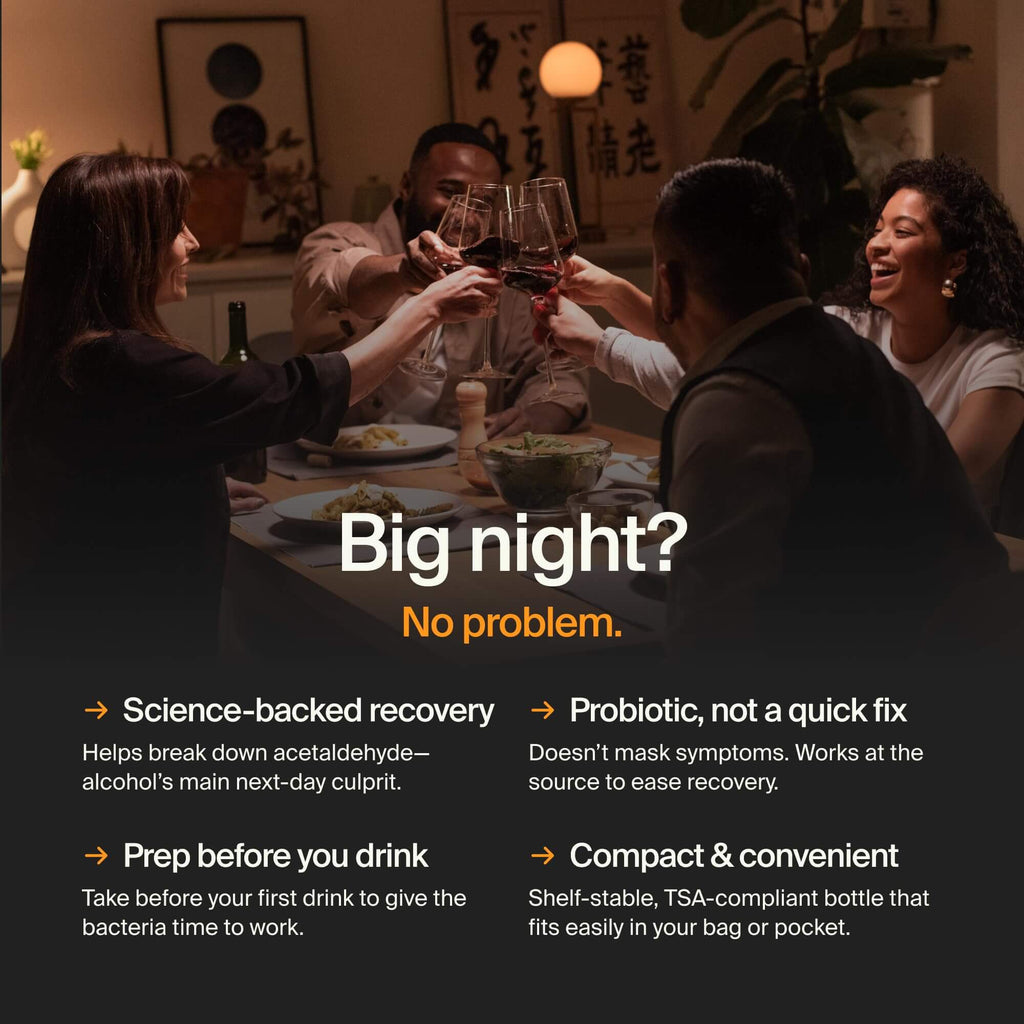 ZBiotics — Feel Better After Drinking, Wake Up Refreshed | 6-Pack Probiotic