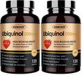 ZEBORA Ubiquinol CoQ10 200mg Softgels – 4-in-1 Antioxidant with Max Absorption (Pack of 2)