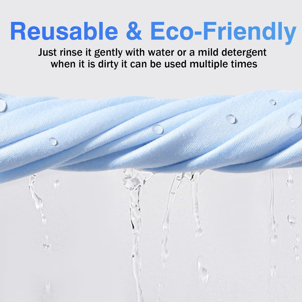 Zeefpod 60-Pack Microfiber Cleaning Cloths – Glasses & Screens, 6x7 in (Black, Grey, Light Blue)