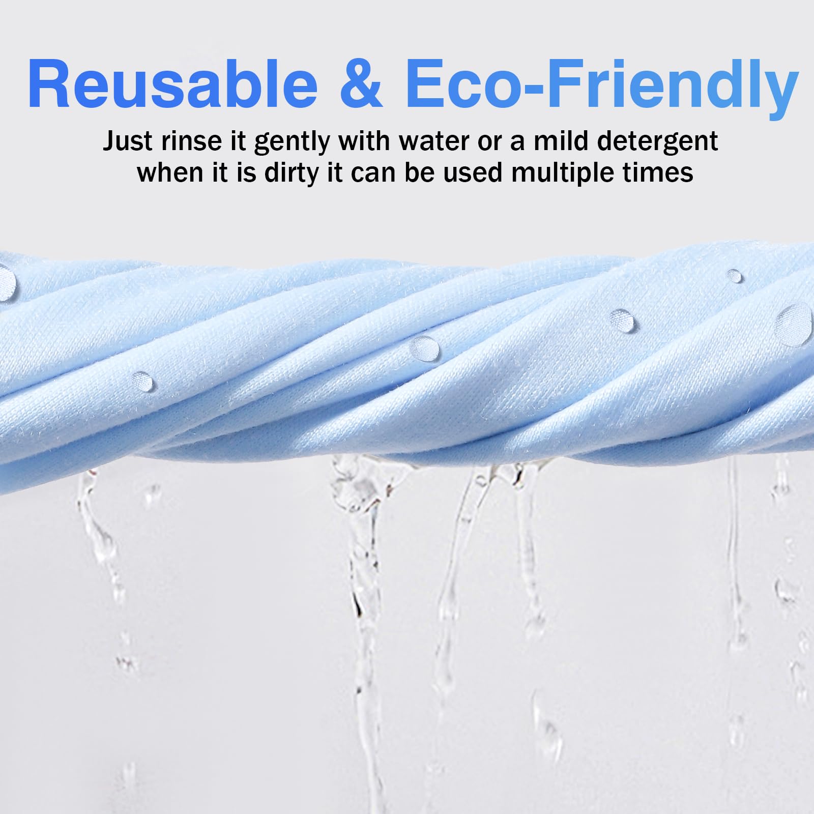 Zeefpod 60-Pack Microfiber Cleaning Cloths – Glasses & Screens, 6x7 in (Black, Grey, Light Blue)