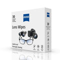 ZEISS Lens Cleaning Wipes – Pre-Moistened, Individually Wrapped (30 Count) for Coated Lenses, Glasses, Binoculars, Cameras & Scopes