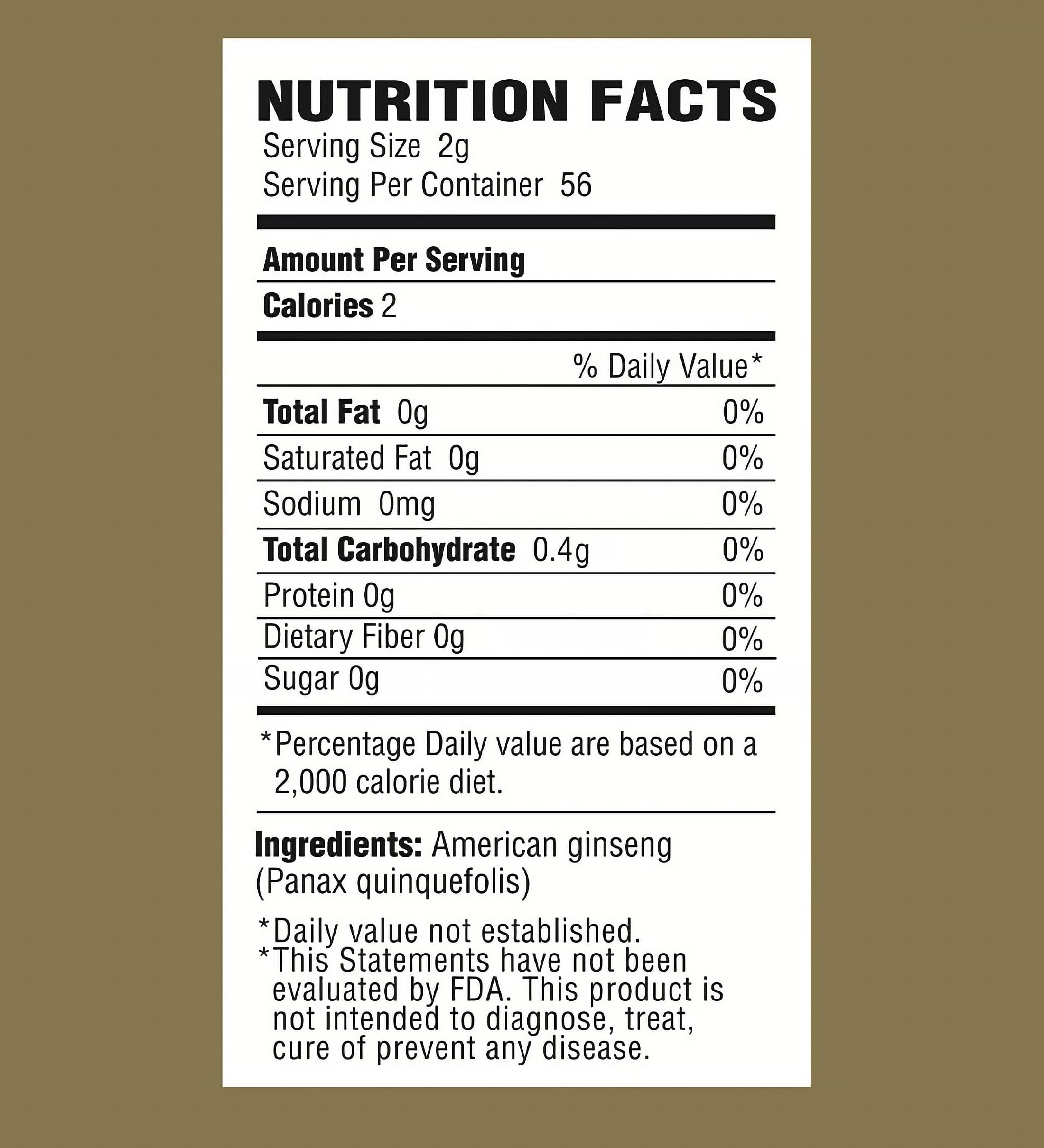 Zen American Wisconsin Ginseng Slices – 8oz Box | Energy, Focus & Mood