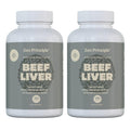 Zen Principle Beef Liver Supplement – Grass-Fed, Pasture-Raised, Desiccated Liver Capsules | No Hormones or GMO | 360 Capsules (2-Pack)