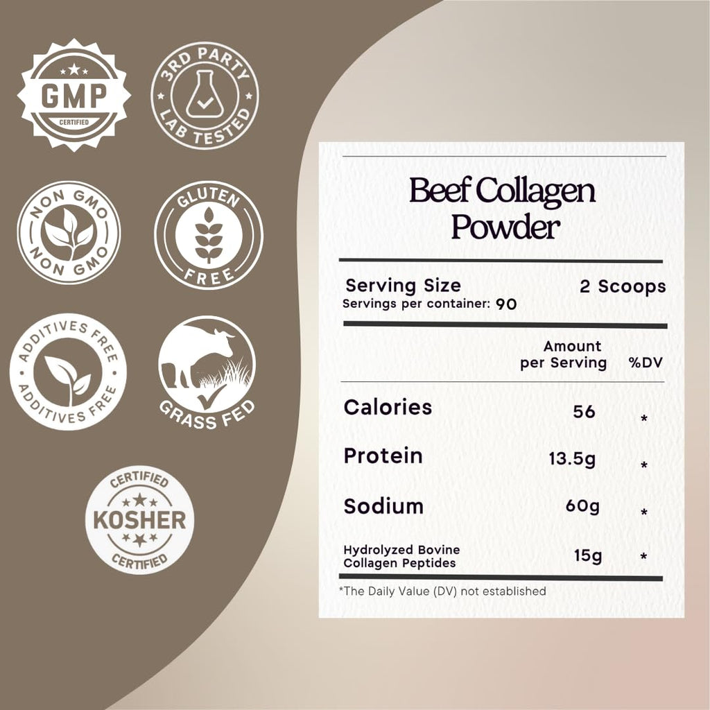 Zen Principle Grass-Fed Collagen Peptides — 3 lb Agglomerated Hydrolyzed Powder | Paleo & Keto Friendly