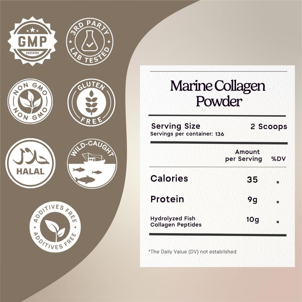 Zen Principle Marine Collagen Peptides – 3lb, Wild-Caught, Non-GMO, Unflavored