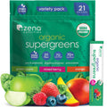 Zena Nutrition Organic Super Greens Variety Pack – 70+ Superfoods, 0 Sugar