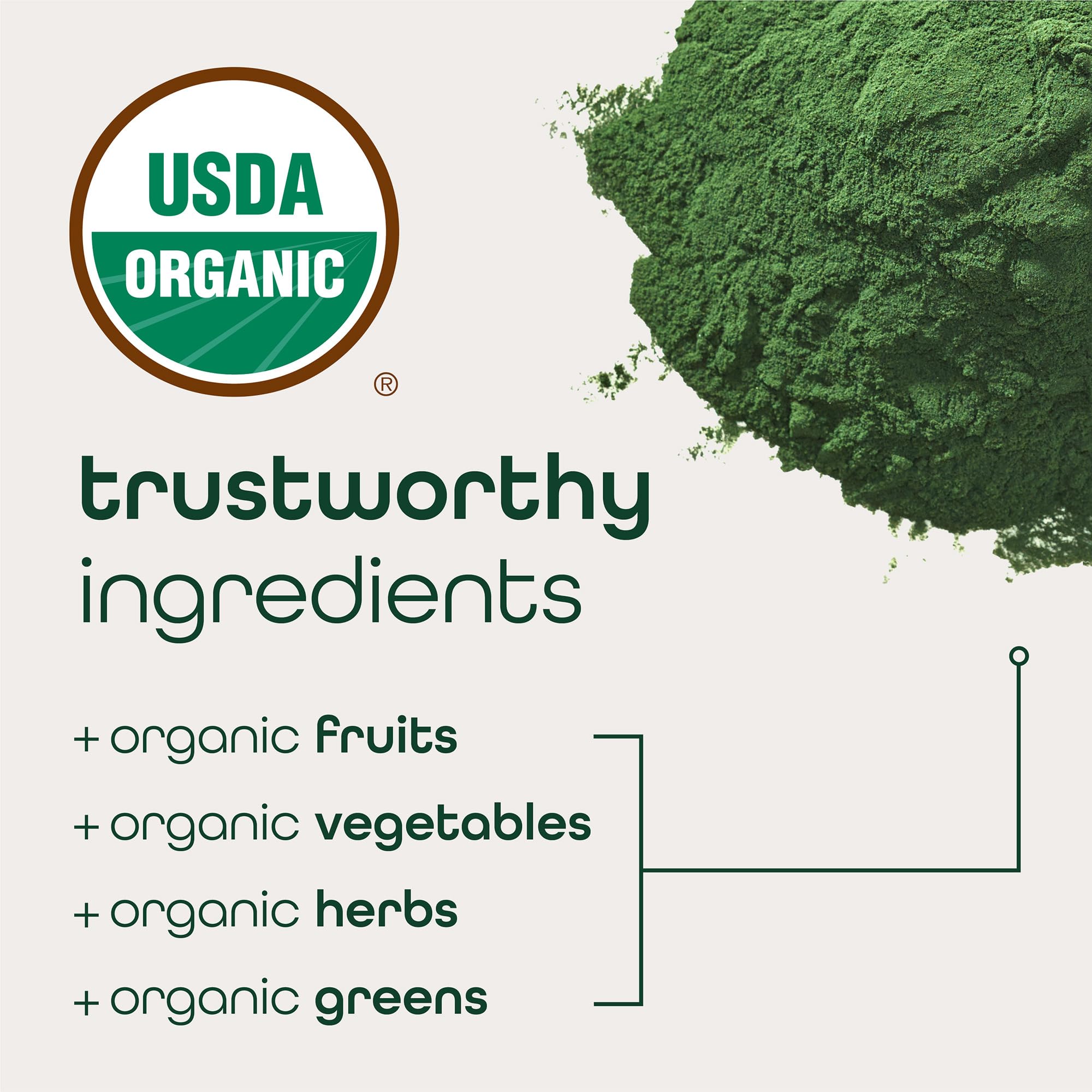Zena Nutrition Organic Super Greens Variety Pack – 70+ Superfoods, 0 Sugar