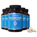 Zentastic Magnesium Complex – 600 Magnesium Capsules – Chelated Magnesium Glycinate, Malate, Taurate & Lactate | Support Bones & Muscles