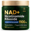 ZenUP NAD+ Supplement | 1100mg Liposomal NR with Resveratrol & Quercetin | Energy & Skin Support | 120 Caps