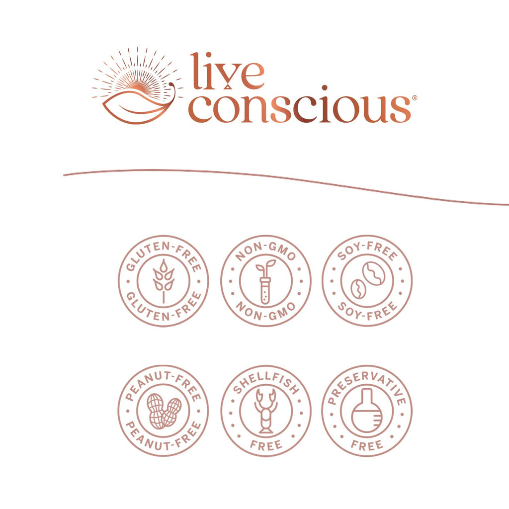 Live Conscious KSM-66 Ashwagandha with L-Theanine & AlphaWave – ZenWell 2-Pack (60 Capsules)