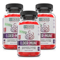 ZHOU Elder-Mune Gummies — Black Elderberry, Vitamin C & Zinc Immune Support | 60 Gummies (3 Pack)