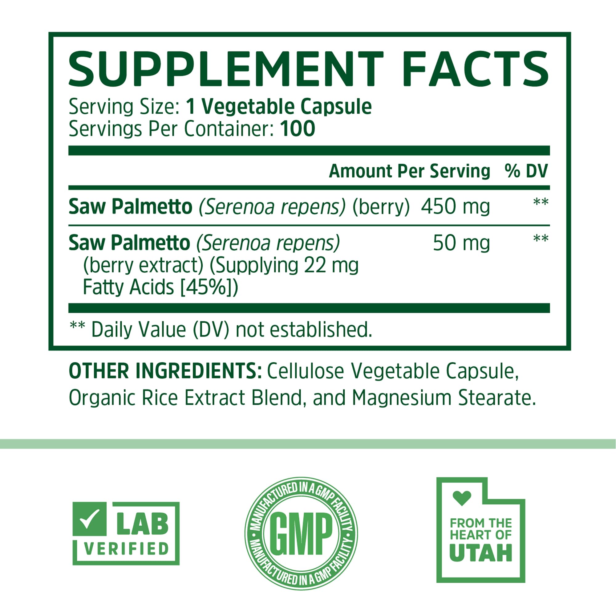 Zhou Saw Palmetto Supplement for Men – Premium Complex, Extra Strength