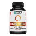 ZHOU Thyroid Support - Thyroid Supplement for Women & Men | Zinc, Iodine, Selenium, Ashwagandha | 60 Veggie Capsules