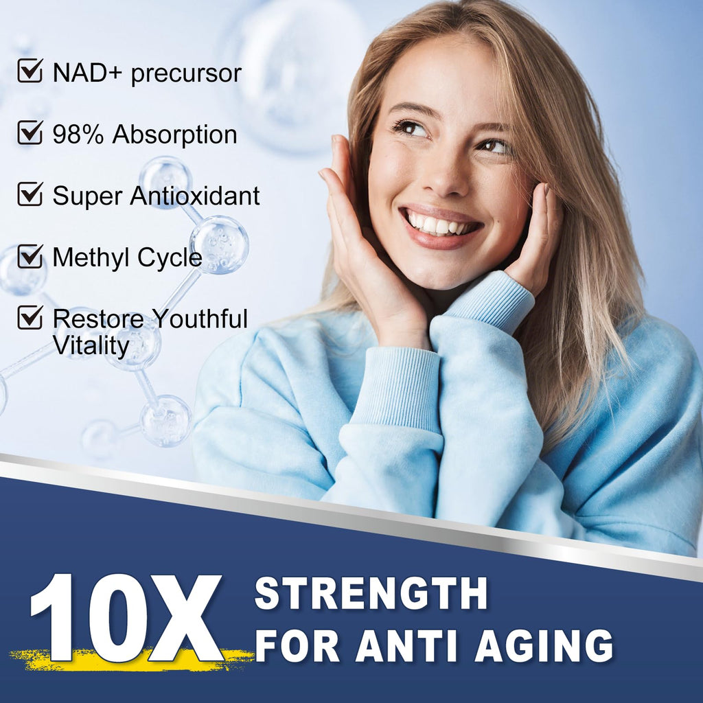 ZHPHK 1700mg NMN with Resveratrol, Nicotinamide Riboside Quercetin Phytosome & TMG – NAD Energy, Anti-Aging, 120 Count