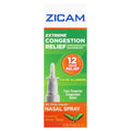 Zicam Extreme Congestion Relief Nasal Spray – 12-Hour No-Drip Aloe Vera (0.50 fl oz, Pack of 4)