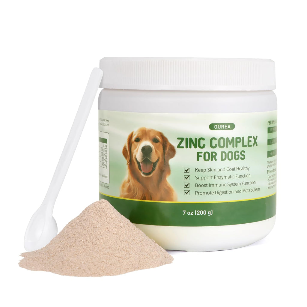 Zinc for Dogs – Skin & Coat Health, Immune Support, Digestion (200g)