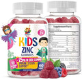 Zinc Gummies for Kids - Immune Support, Low Sugar, Non-GMO | 60 Gummies