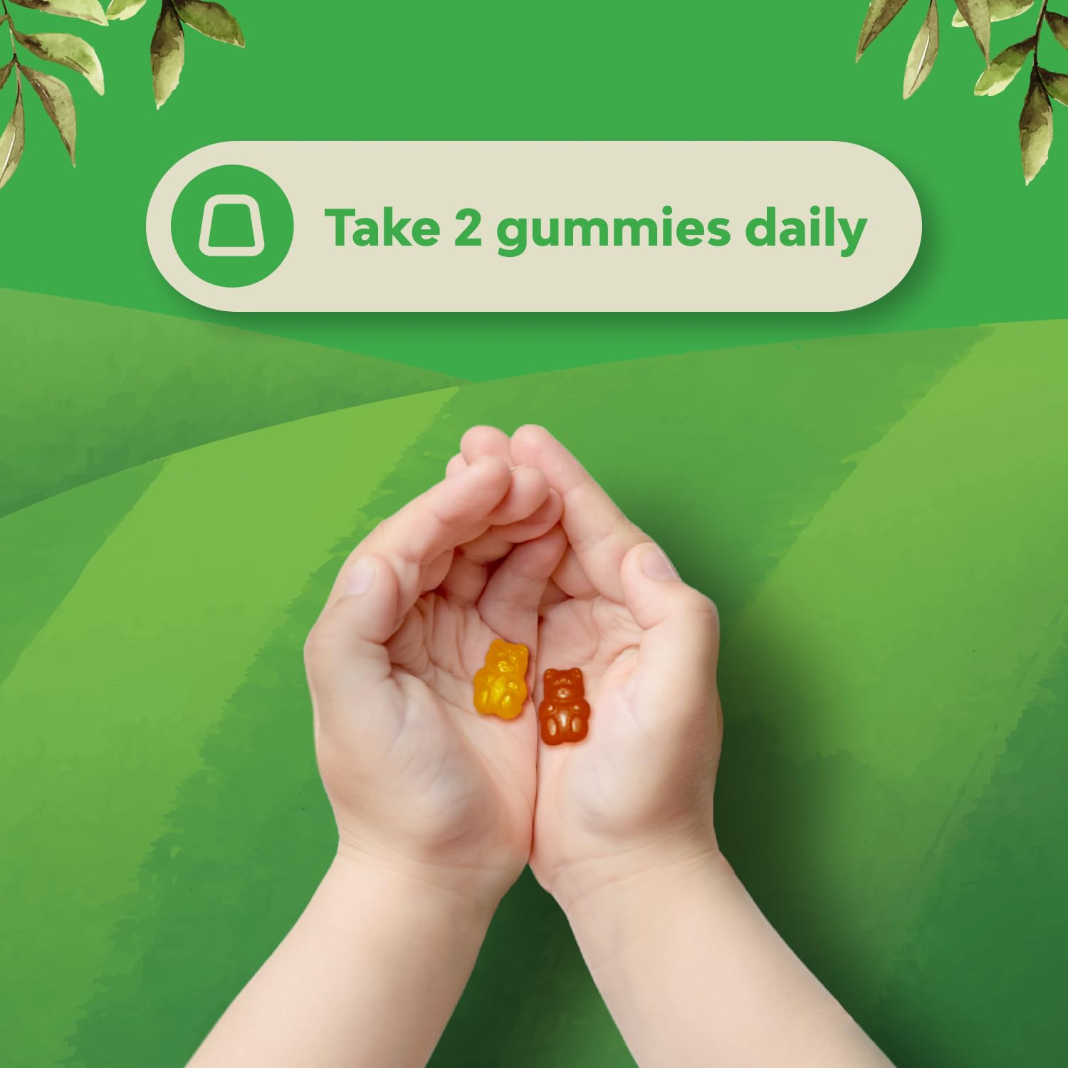 Plant Based Kids Multivitamin Gummies - Immune Support for Children (90 Count)