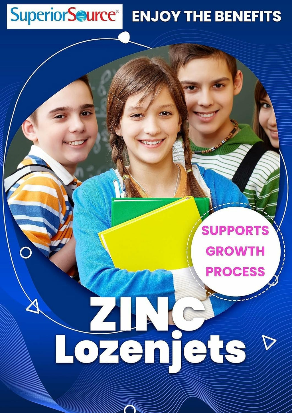 Superior Source Zinc Lozenjets – Immune Support, Instant-Dissolve Tablets (Pack of 2)