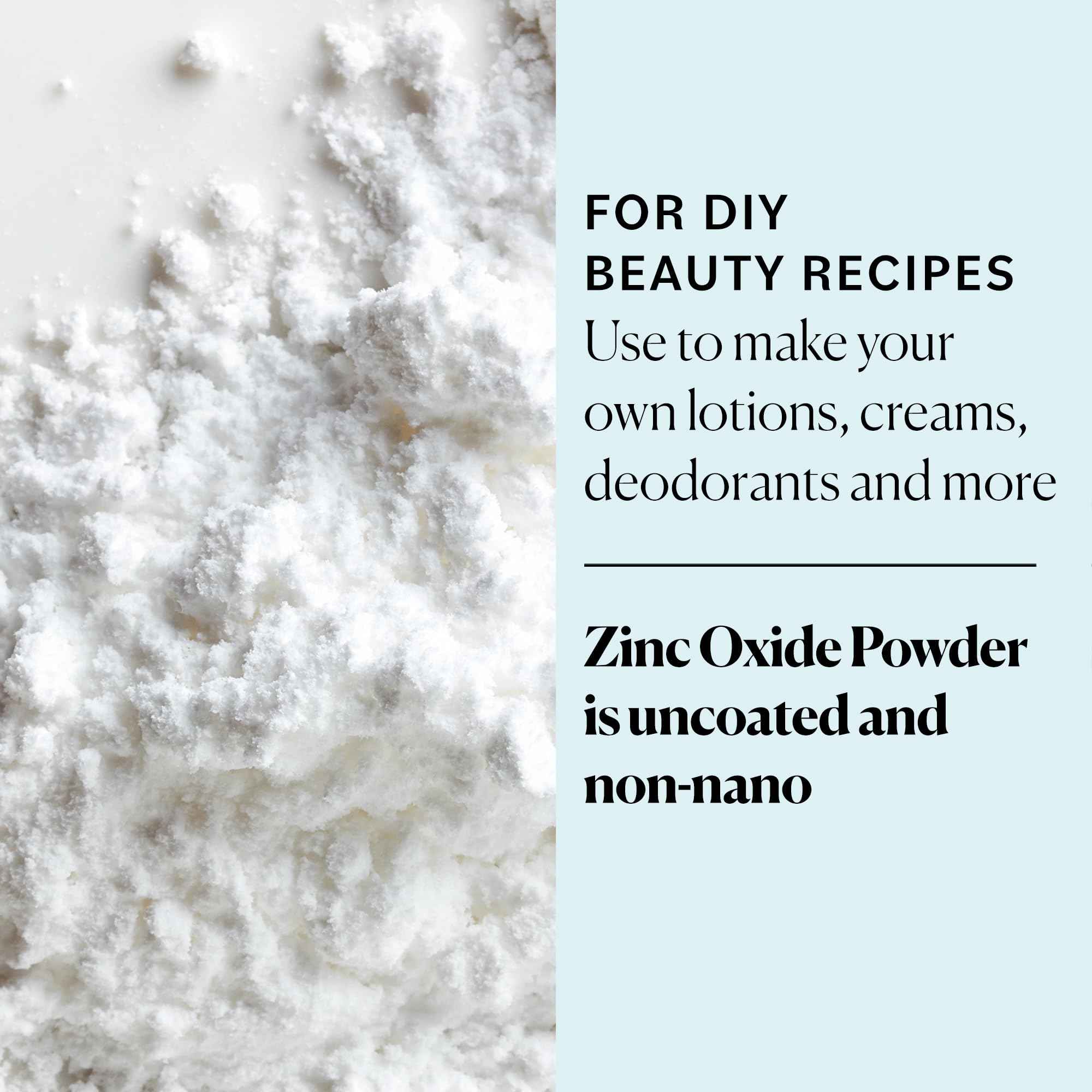 Sky Organics Zinc Oxide Powder 16 oz – Non-Nano & Uncoated – DIY Beauty