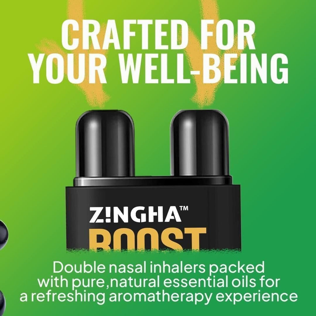 Z!NGHA Dual Nasal Inhaler – Uplifting Aromatherapy On The Go
