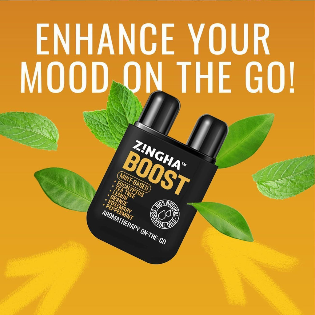 Z!NGHA Dual Nasal Inhaler – Uplifting Aromatherapy On The Go