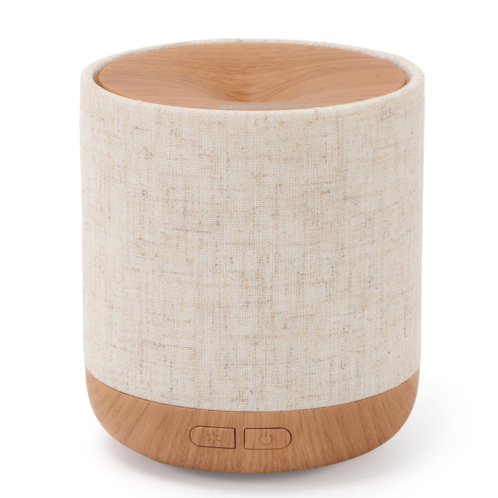 ZmarKraft 200ml Essential Oil Diffuser with Fabric Cover & Night Lamp