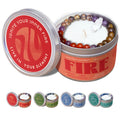 Zodiac Fire Candle for Women – Aries, Leo & Sagittarius with Crystals Inside