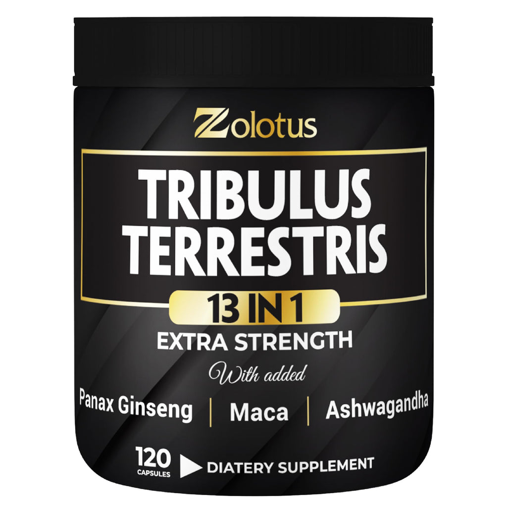 Zolotus 13in1 Tribulus Capsules with Maca, Panax Ginseng – 120 Caps