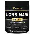 Zolotus Lions Mane Capsules with Cordyceps – 60 Count | Brain & Immune Support