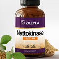 ZOZYLA Nattokinase 2000 FU Supplement – 120 Capsules – Natto Extract for Blood Flow – Non-GMO, Gluten Free, Vegan – Made in USA
