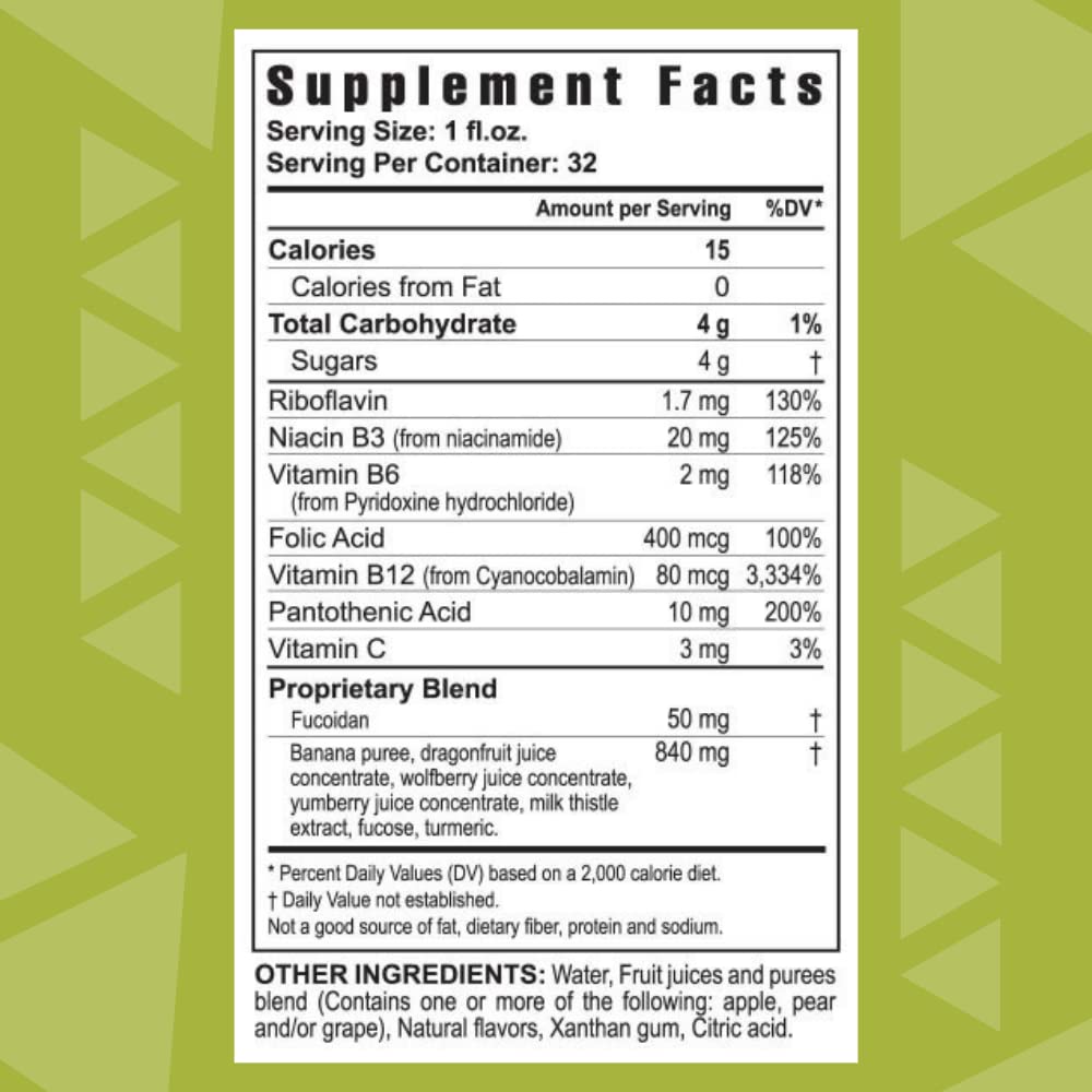 Youngevity ZRadical Fucoidan: Organic Maritech Extract + Cofactors | Immune Support | 32 fl oz x4