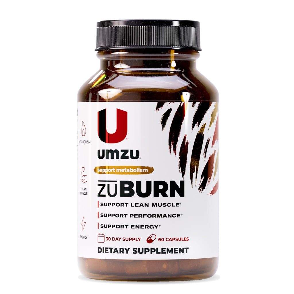 UMZU ZuBurn Energy Support - 30 Day Supply, Caffeine & Mitoburn