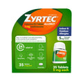 Zyrtec 24 Hour Allergy Relief Tablets - 5 mg Cetirizine HCl, Indoor & Outdoor Allergy Medicine, 35 ct