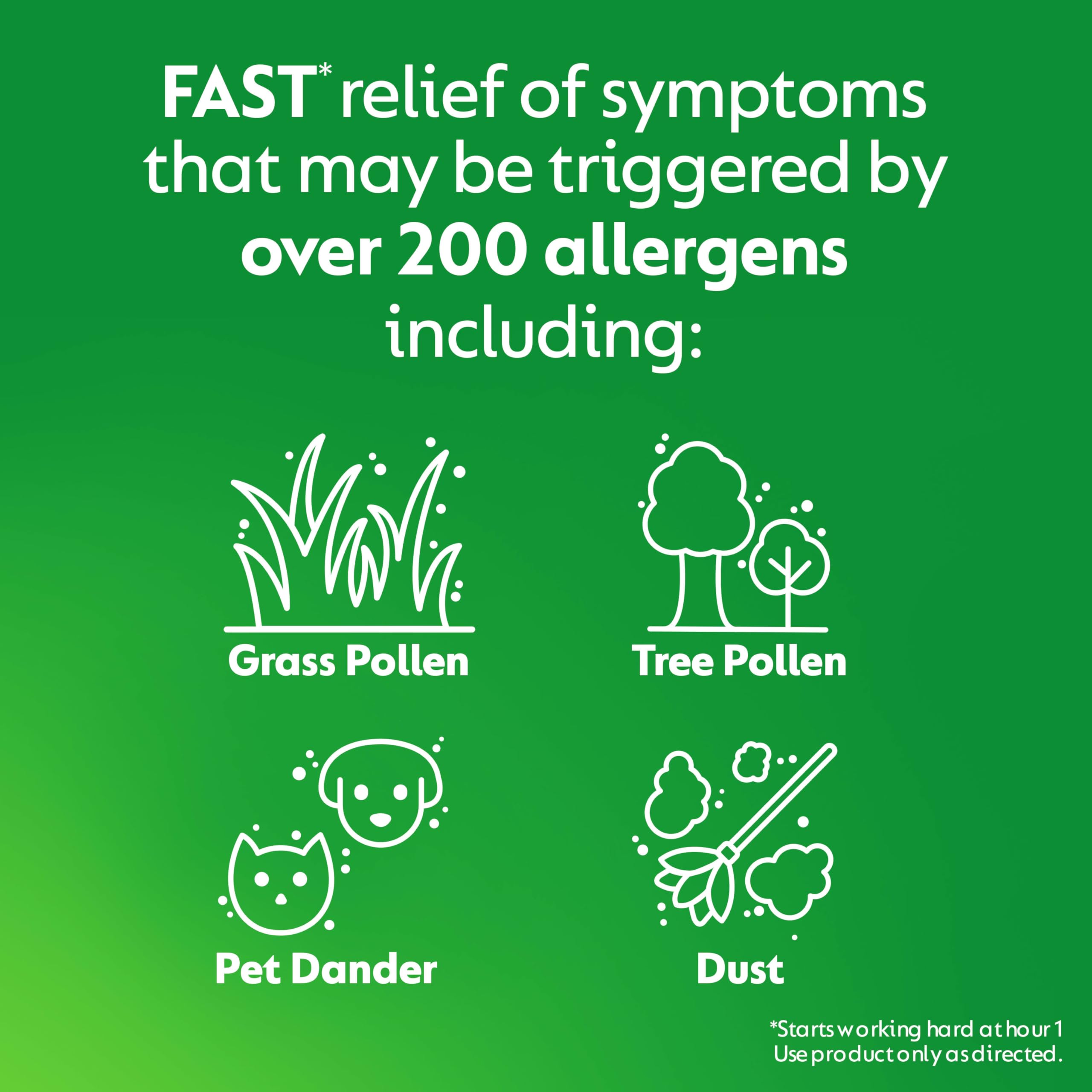 Zyrtec 24 Hour Allergy Relief Tablets | Cetirizine HCl for Indoor & Outdoor Allergies